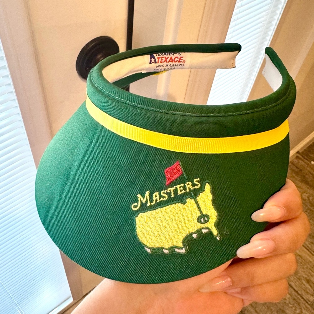 Masters Green and Yellow Visor Hat